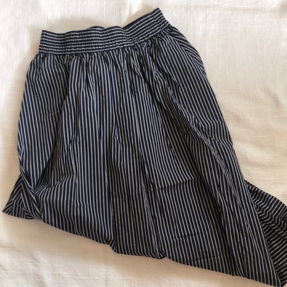 A New Day long striped skirt 100% cotton